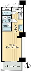 ヴィラージュ南青山 ワンルームの間取図画像