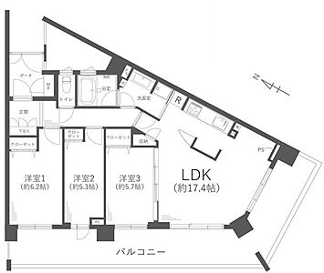 間取り：間取り図