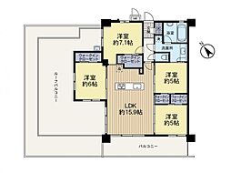 ミオカステーロ京王稲田堤 4LDKの間取図画像