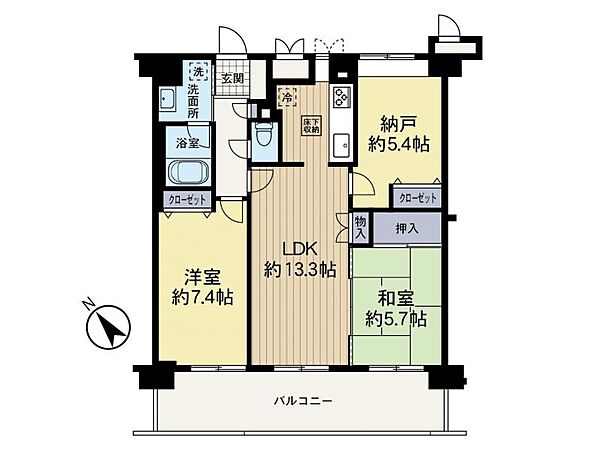 間取りを拡大表示