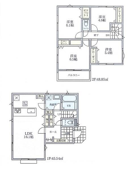 間取りを拡大表示