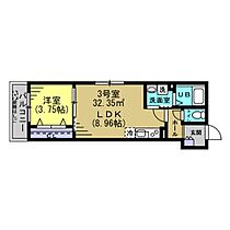 ＴＳＲ新松戸 103 ｜ 千葉県松戸市新松戸北2丁目2-27（賃貸アパート1LDK・1階・32.35㎡） その2