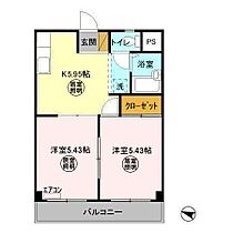 千葉県野田市堤台490（賃貸マンション2K・3階・38.88㎡） その2