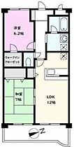 フォンテーヌ21 206 ｜ 千葉県柏市篠籠田1070-2（賃貸マンション3LDK・2階・60.51㎡） その2