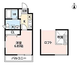 Ｉｎｆｏｇｌｉａ　Ｃｌａｉｒ 201 ｜ 千葉県松戸市東平賀74-17（賃貸アパート1K・2階・20.08㎡） その2