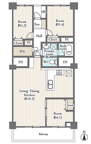 間取り 千葉市美浜区幸町1丁目