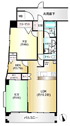 間取図画像 2SLDK