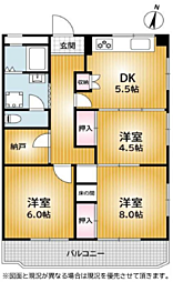 スカイラーク・ハイツ 3SDKの間取図画像