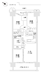間取り:3LDK 間取り:3LDK