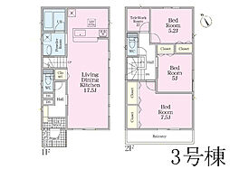 横浜市戸塚区名瀬町第7　新築戸建　全4棟　3号棟