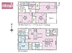 相模原市南区磯部第54　新築戸建　全7棟　4号棟