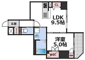 Ｌａ　ＣＡＳＡ　上汐  ｜ 大阪府大阪市天王寺区上汐4丁目（賃貸マンション1LDK・9階・37.41㎡） その2