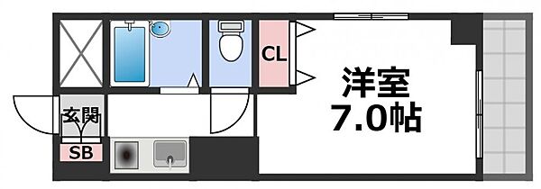 イーストコトブキ ｜大阪府東大阪市足代北2丁目(賃貸マンション1K・3階・17.00㎡)の写真 その2