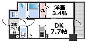 大阪難波Noah  ｜ 大阪府大阪市浪速区稲荷1丁目（賃貸マンション1DK・6階・28.47㎡） その2