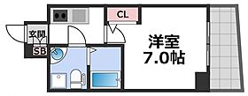 セレニテ上町台  ｜ 大阪府大阪市中央区上汐1丁目（賃貸マンション1K・5階・21.26㎡） その2