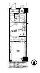 ライオンズマンション石神井公園第6 1DKの間取図画像