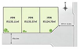 仙台市宮城野区鶴巻1丁目 土地 全3区画
