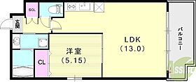 プレジオ西宮今津  ｜ 兵庫県西宮市今津水波町1-20（賃貸マンション1LDK・5階・40.72㎡） その2