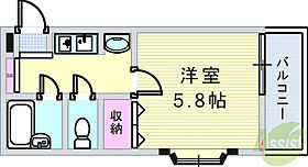 兵庫県西宮市大森町1-9（賃貸アパート1K・2階・20.60㎡） その2