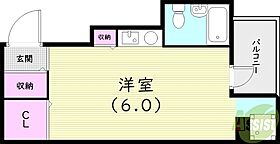 兵庫県西宮市大畑町5-8（賃貸マンション1R・2階・16.36㎡） その2