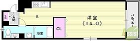 兵庫県西宮市中須佐町2-13（賃貸マンション1K・4階・40.30㎡） その2