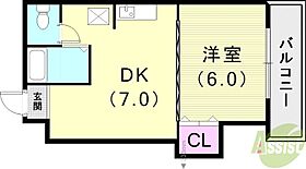 兵庫県西宮市段上町2丁目14-5（賃貸マンション1DK・3階・29.00㎡） その2