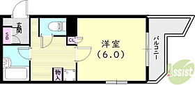 ストーンヘンジ  ｜ 兵庫県西宮市門前町10-33（賃貸マンション1K・4階・22.50㎡） その2