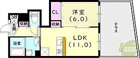 グリーンフォレスト西宮4  ｜ 兵庫県西宮市上大市4丁目5-10（賃貸アパート1LDK・1階・43.60㎡） その2