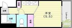 ベルガーデン  ｜ 兵庫県西宮市小松南町3丁目3-37（賃貸マンション1R・2階・20.92㎡） その2