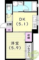 CRASIS今津駅前  ｜ 兵庫県西宮市今津水波町7-15（賃貸マンション1DK・2階・26.63㎡） その2