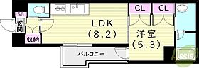 ルシェリア夙川  ｜ 兵庫県西宮市市庭町5-21（賃貸マンション1LDK・1階・34.15㎡） その2