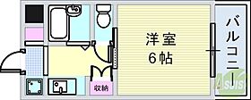 キングガーデン  ｜ 兵庫県西宮市青木町（賃貸マンション1K・2階・18.30㎡） その2