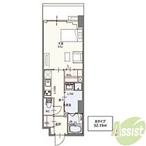 フレンシア西宮北口  ｜ 兵庫県西宮市深津町2-32（賃貸マンション1K・3階・32.19㎡） その2