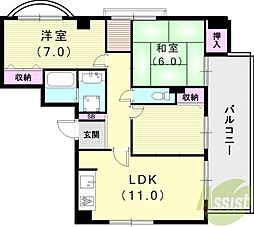 コータース苦楽園 3階/-