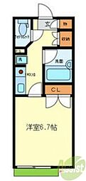 間取図画像 1K