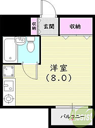 ルベラージュ甲子園 2階