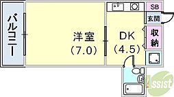 サンコート中之島 4階