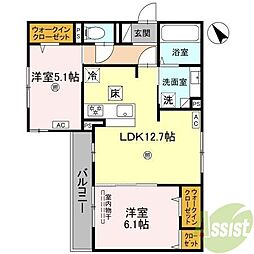 ル トレフル 1階/-