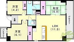 物件の間取り