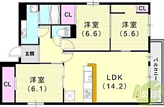 物件の間取り