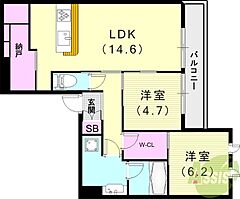 物件の間取り
