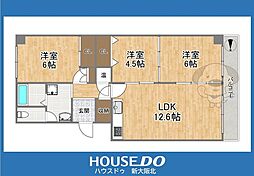 間取図画像 3LDK