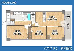 間取図画像 3LDK