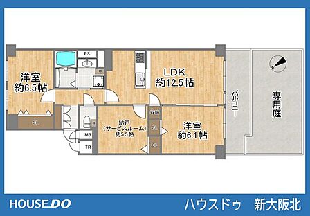 2SLDK 間取り