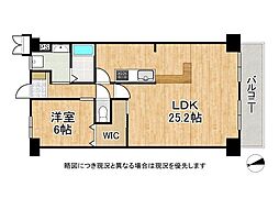 サンマンションアトレ大津堅田 1SLDKの間取図画像