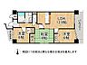 間取り：各居室収納付きの3LDKの間取りです