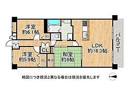 間取図画像 3LDK