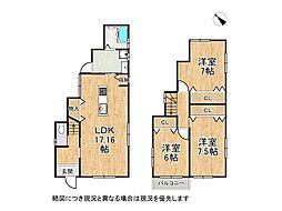 京都市山科区四ノ宮川原町 新築一戸建て