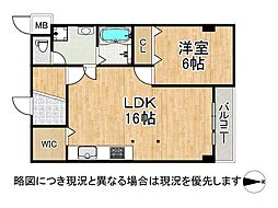 間取図画像 1LDK