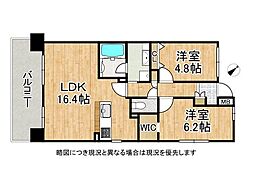 グラン・コート宇治槇島 2LDKの間取図画像